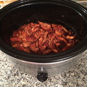 Saucy Slow Cooker BBQ Chicken