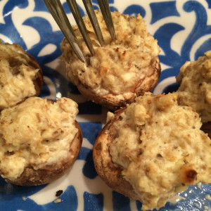 savory stuffed mushrooms