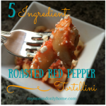 5 Ingredient Roasted Red Pepper Tortellini